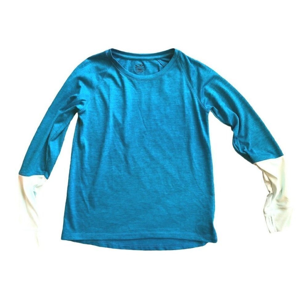 Champion Girls Performance Shirt Blue L 10 12